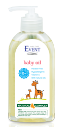 Oil with apricot oil, olive oil, avocado oil and macadamia oil 